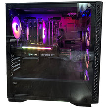 Load image into Gallery viewer, Brand New 10-Core High End Gaming PC, i5-12600KF (Better than i9-11900K), RTX 4070 Ti / 3070 Options, 32GB 3200mhz DDR4 RAM, 1TB NVME SSD, WIFI + BT
