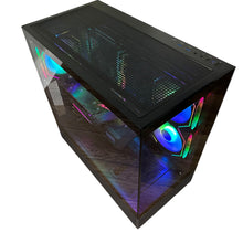 Load image into Gallery viewer, Brand New High End 6-Core Gaming PC, Ryzen 5 5500 (i7-9700 Performance), RTX 3070 Options, 16GB 3600mhz DDR4 Ram, 1TB NVME SSD
