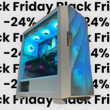 Load image into Gallery viewer, Top Tier Brand New High End 24-Core Gaming PC ASUS ROG, i9-14900KF, RTX 4090 24GB, 64GB 6000mhz DDR5 RAM, 4TB NVME SSD, 8TB HDD (Options), WIFI + BT
