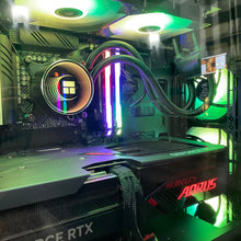 Load image into Gallery viewer, Brand New High End 12-Core Gaming PC, i7-12700KF (Better than i9-11900K), RTX 4080 Options, 32GB 3200mhz DDR4 Ram, 1TB NVME SSD, 3TB HDD, WIFI + BT
