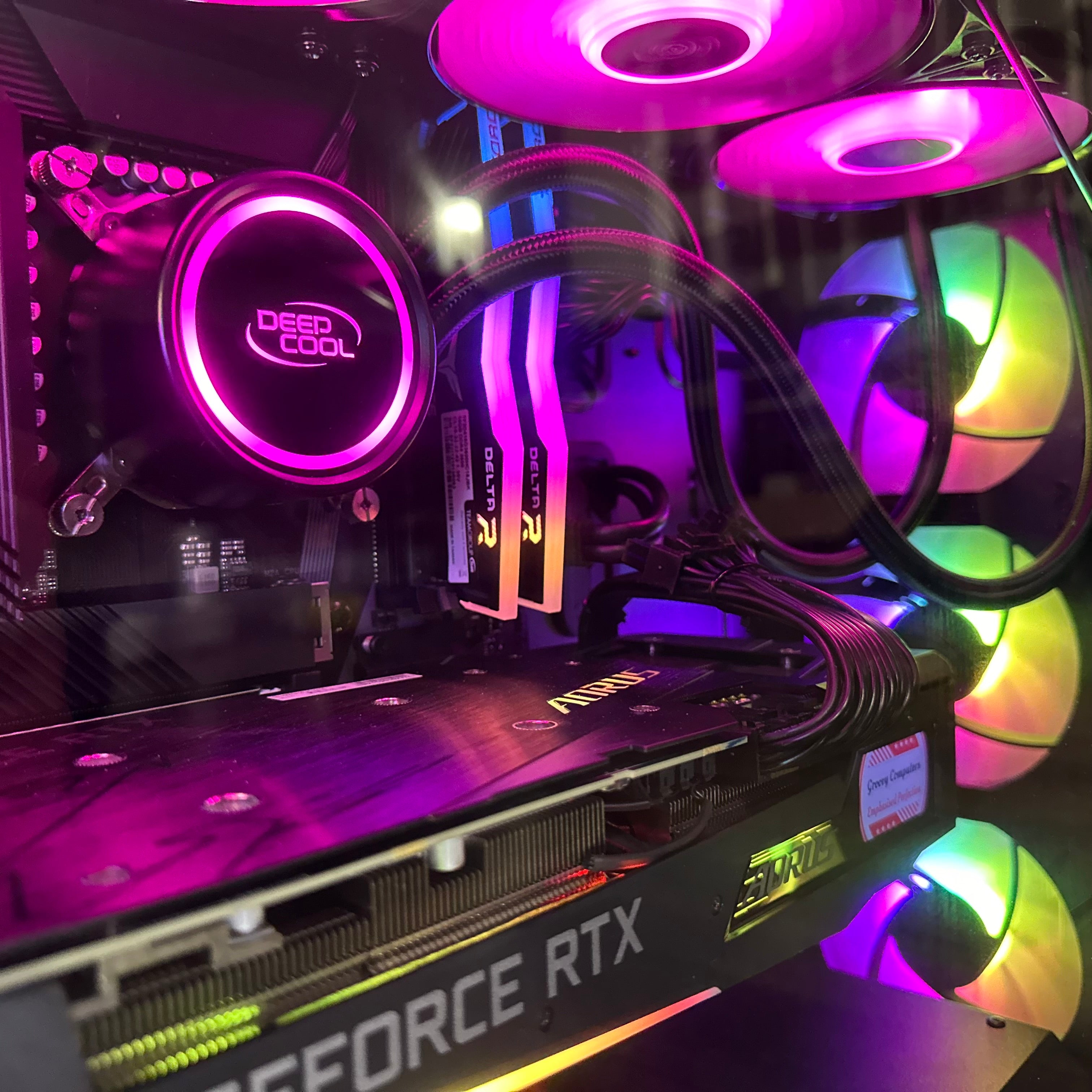 Brand New High End 12-Core Gaming PC, i7-12700K (Better than i9-11900K), RTX 4070/4090 Options, 32GB 3600mhz DDR4 Ram, 2TB NVME SSD