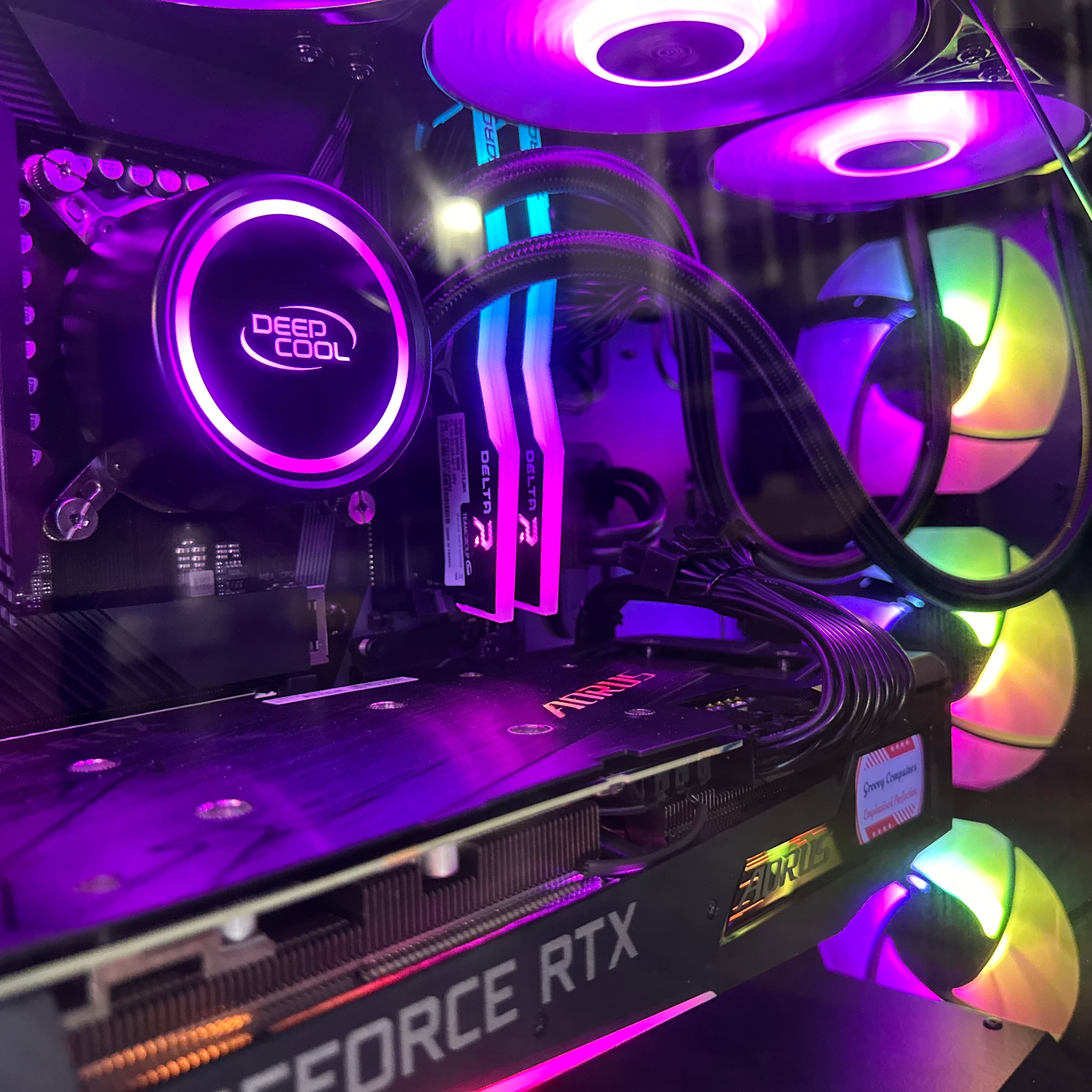 Brand New High End 12-Core Gaming PC, i7-12700K (Better than i9-11900K), RTX 4070/4090 Options, 32GB 3600mhz DDR4 Ram, 2TB NVME SSD