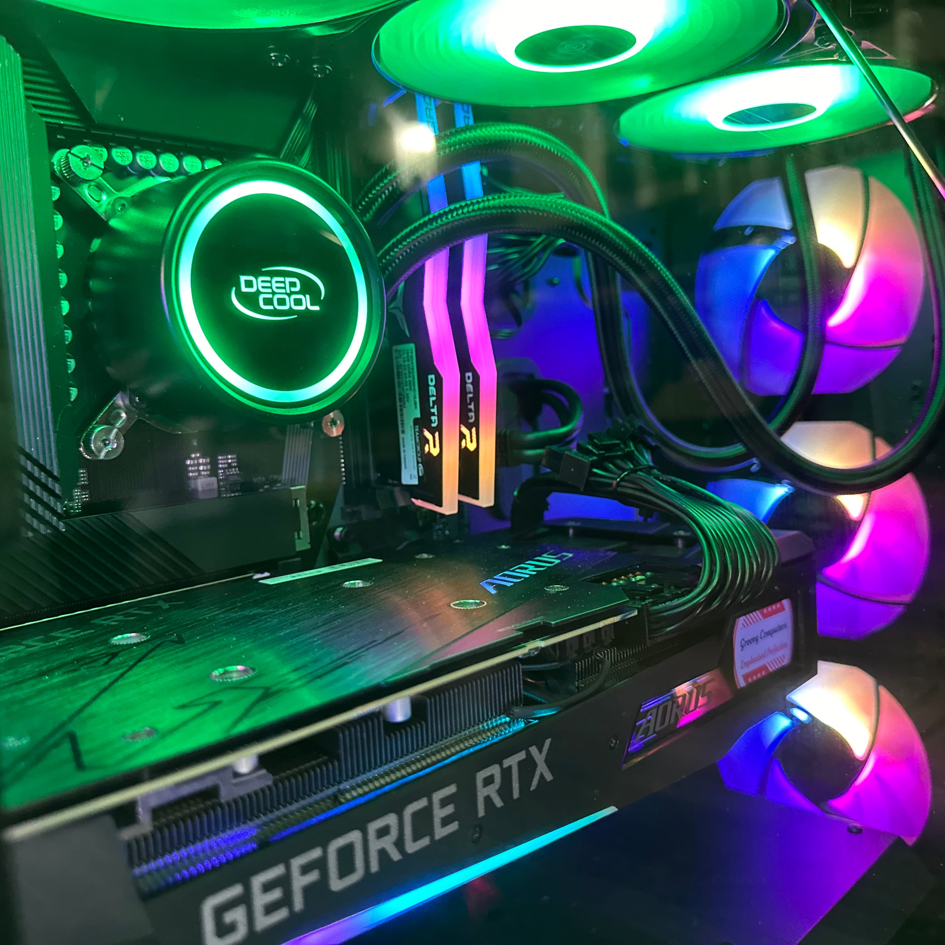 Brand New High End 12-Core Gaming PC, i7-12700K (Better than i9-11900K), RTX 4070/4090 Options, 32GB 3600mhz DDR4 Ram, 2TB NVME SSD