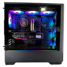 Load image into Gallery viewer, Brand New 12-Core High End Gaming PC, Ryzen 9 7900x, RTX 4080 / 4070 Options, 32GB 6400mhz DDR5 Ram, 2TB GEN 4 NVME SSD, 6TB HDD, WIFI + BT
