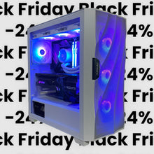 Load image into Gallery viewer, Top Tier Brand New High End 24-Core Gaming PC ASUS ROG, i9-14900KF, RTX 4090 24GB, 64GB 6000mhz DDR5 RAM, 4TB NVME SSD, 8TB HDD (Options), WIFI + BT
