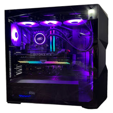 Load image into Gallery viewer, Brand New High End 12-Core Gaming PC, i7-12700K (Better than i9-11900K), RTX 4080 Options, 32GB 3600mhz DDR4 Ram, 2TB NVME SSD, WIFI + BT
