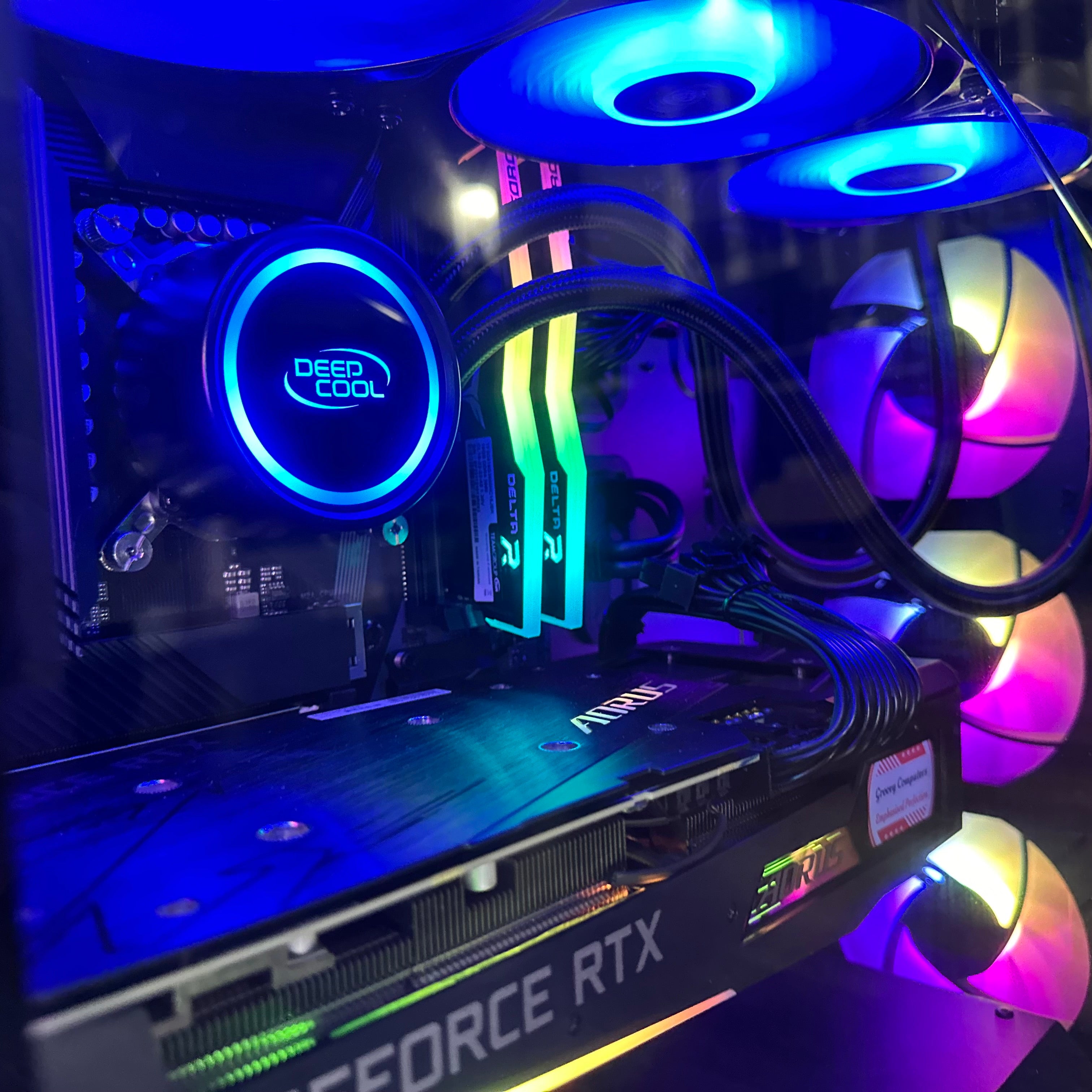 Brand New High End 12-Core Gaming PC, i7-12700K (Better than i9-11900K), RTX 4070/4090 Options, 32GB 3600mhz DDR4 Ram, 2TB NVME SSD