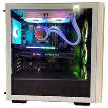 Load image into Gallery viewer, Brand New 8-Core High-End Gaming PC Ryzen 7 5700x (Better than i9-11900K), RTX 4070 Ti Options, 32GB 3200mhz DDR4 Ram, 1TB NVME SSD, WIFI + BT
