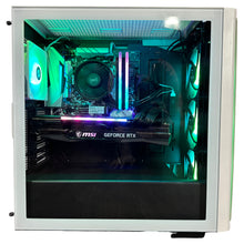 Load image into Gallery viewer, Brand New High End 6-Core Gaming PC, Ryzen 5 5600 (i9-9900K Performance), RTX 4070 Ti / 3070 Options, 16GB 3600mhz DDR4 Ram, 1TB NVME SSD
