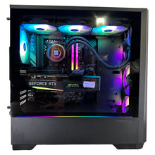 Load image into Gallery viewer, Brand New 12-Core High End Gaming PC, Ryzen 9 7900x, RTX 4080 / 4070 Options, 32GB 6400mhz DDR5 Ram, 2TB GEN 4 NVME SSD, 6TB HDD, WIFI + BT
