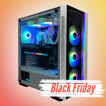 Load image into Gallery viewer, Brand New 8-Core High-End Gaming PC Ryzen 7 5700x (Similar to i9-11900K), RTX 4080 / 4070 Options, 32GB 3200mhz DDR4 Ram, 1TB NVME SSD, 4TB HDD, WIFI+BT
