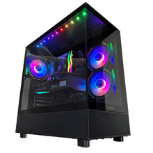 Load image into Gallery viewer, Brand New High End 6-Core Gaming PC, Ryzen 5 5500 (i7-9700 Performance), RTX 3070 Options, 16GB 3600mhz DDR4 Ram, 1TB NVME SSD
