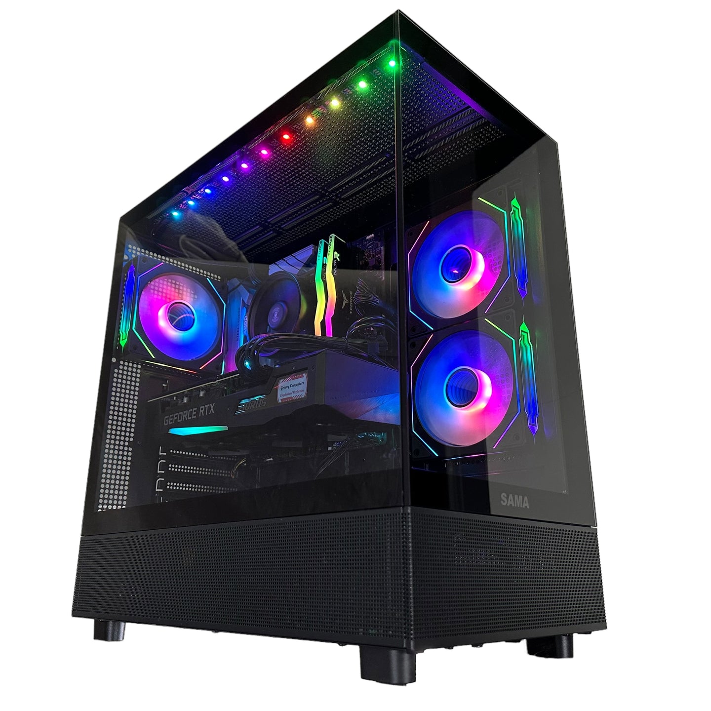 Brand New High End 6-Core Gaming PC, Ryzen 5 5500 (i7-9700 Performance), RTX 3070 Options, 16GB 3600mhz DDR4 Ram, 1TB NVME SSD