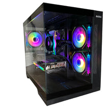 Load image into Gallery viewer, Brand New High End 6-Core Gaming PC, Ryzen 5 5600 (i9-9900K Performance), RTX 3070 Options, 16GB 3600mhz DDR4 Ram, 1TB NVME SSD
