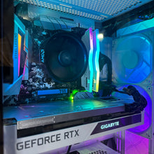 Load image into Gallery viewer, Brand New High End 6-Core Gaming PC, Ryzen 5 5500 (i7-9700 Performance), RTX 3070 Options, 16GB 3600mhz DDR4 Ram, 1TB NVME SSD
