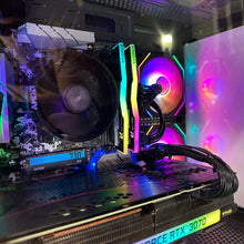 Load image into Gallery viewer, Brand New High End 6-Core Gaming PC, Ryzen 5 5600 (i9-9900K Performance), RTX 3070 Options, 16GB 3600mhz DDR4 Ram, 1TB NVME SSD
