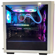 Load image into Gallery viewer, Brand New 8-Core High-End Gaming PC Ryzen 7 5700x (Better than i9-11900K), RTX 4070 Ti Options, 32GB 3200mhz DDR4 Ram, 1TB NVME SSD, WIFI + BT
