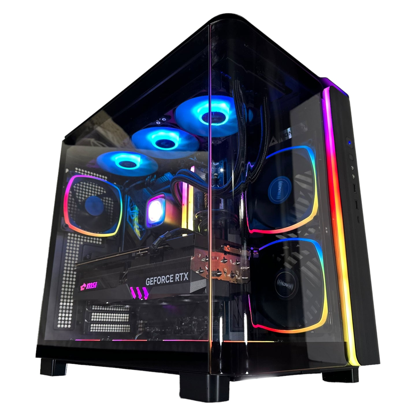 Top Tier Brand New High End 24-Core Gaming PC, ASUS ROG, i9-14900KF, RTX 4090 24GB, 64GB 6400mhz DDR5 RAM, 4TB NVME SSD, 8TB HDD (Options), WIFI + BT