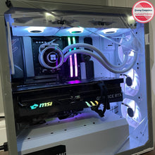 Load image into Gallery viewer, Brand New 8-Core Gaming PC, Ryzen 7 7700x (Better Than i9-12900K), RTX 4090 24GB, 32GB 6000mhz DDR5 Ram, 2TB NVME SSD, 8TB HDD Options, WIFI + BT Groovy Computers
