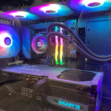 Load image into Gallery viewer, Brand New High End 24-Core Gaming PC, i9-13900KF, RTX 4090 24GB, 32GB 6000mhz DDR5 RAM, 4TB NVME SSD, 8TB HDD (Options), WIFI + BT Groovy Computers
