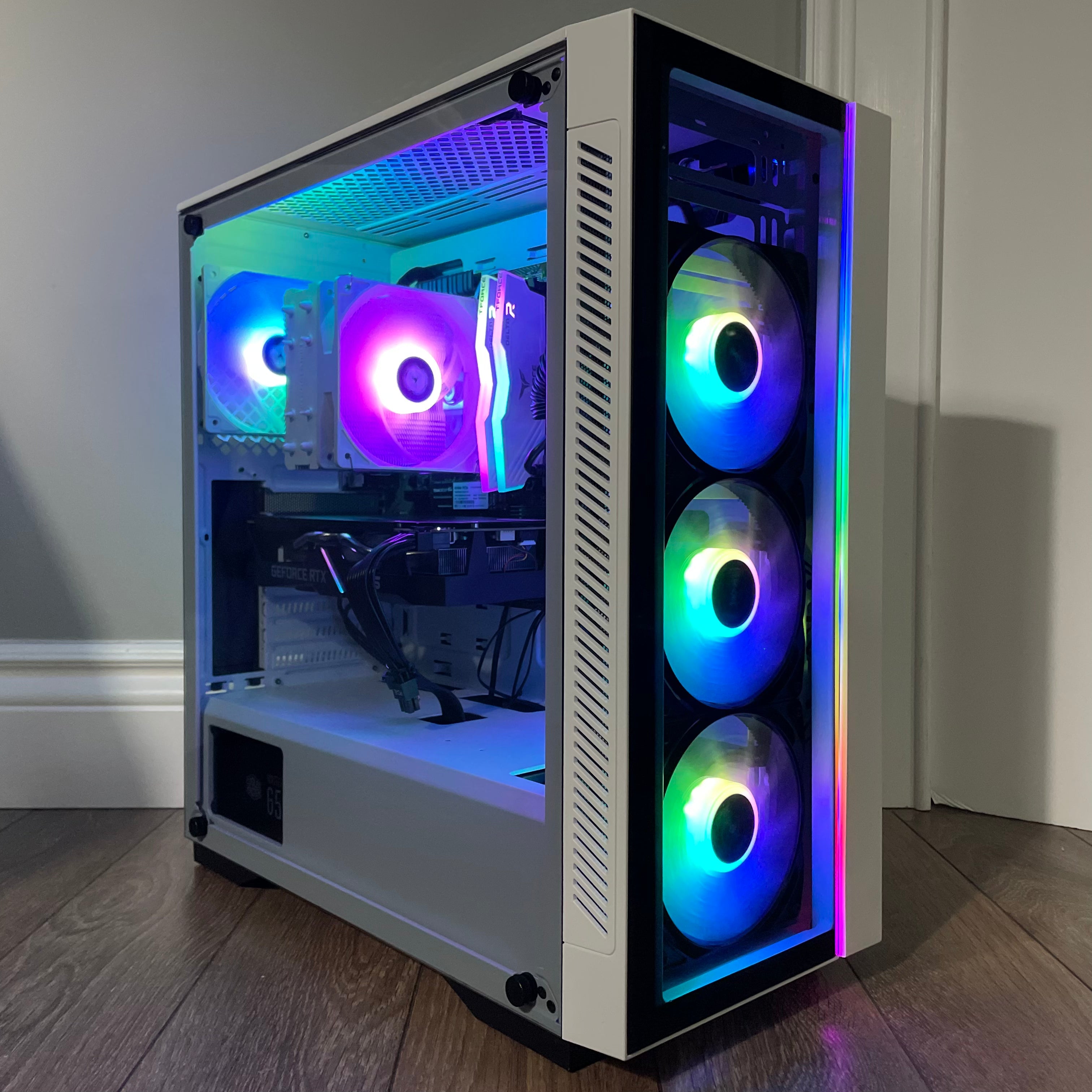 Brand New High End 6-Core Gaming PC, Ryzen 5 5600 (i9-9900K Performance), RTX 3070 Options, 16GB 3600mhz DDR4 Ram, 512GB SSD,  2TB HDD Groovy Computers
