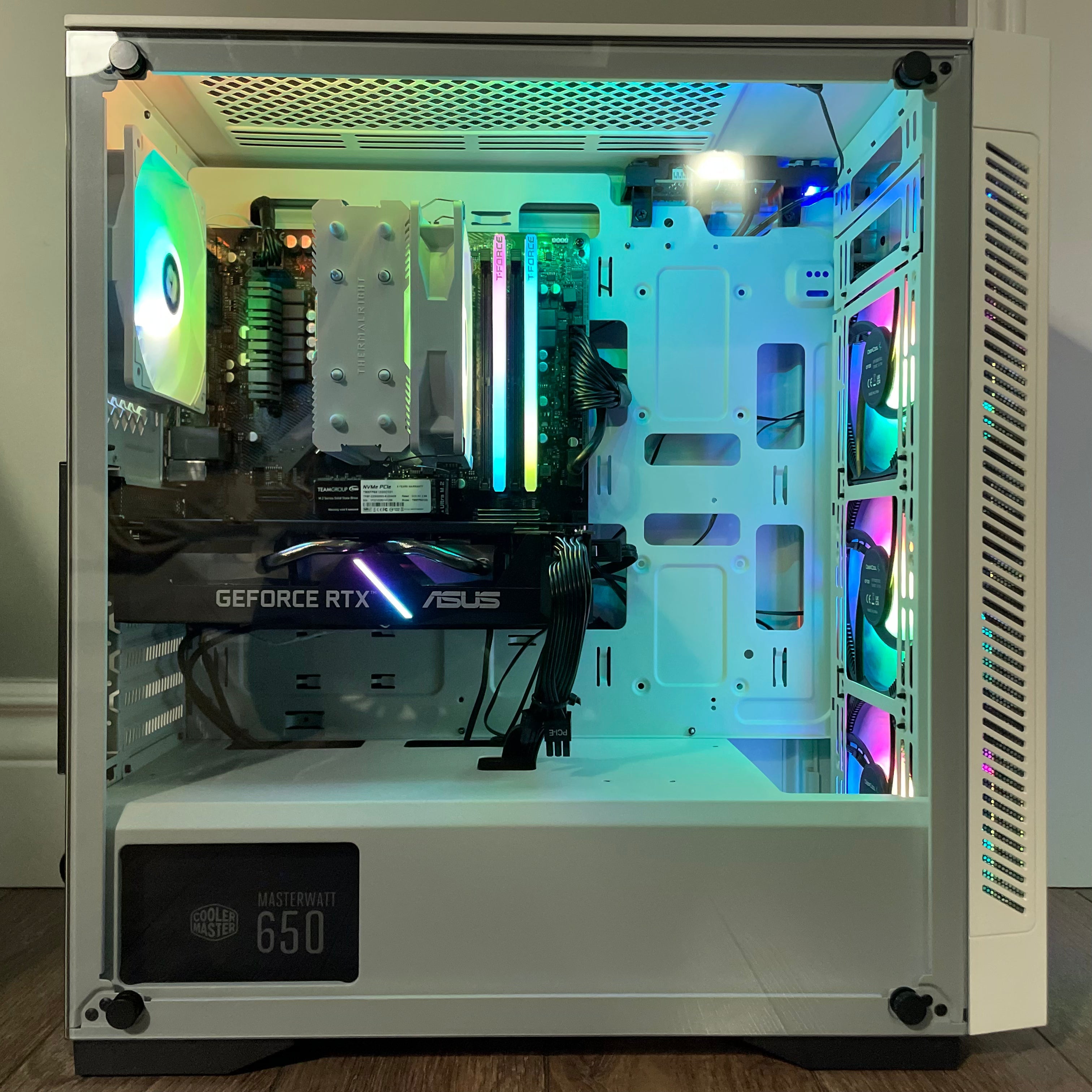 Brand New High End 6-Core Gaming PC, Ryzen 5 5600 (i9-9900K Performance), RTX 3070 Options, 16GB 3600mhz DDR4 Ram, 512GB SSD,  2TB HDD Groovy Computers
