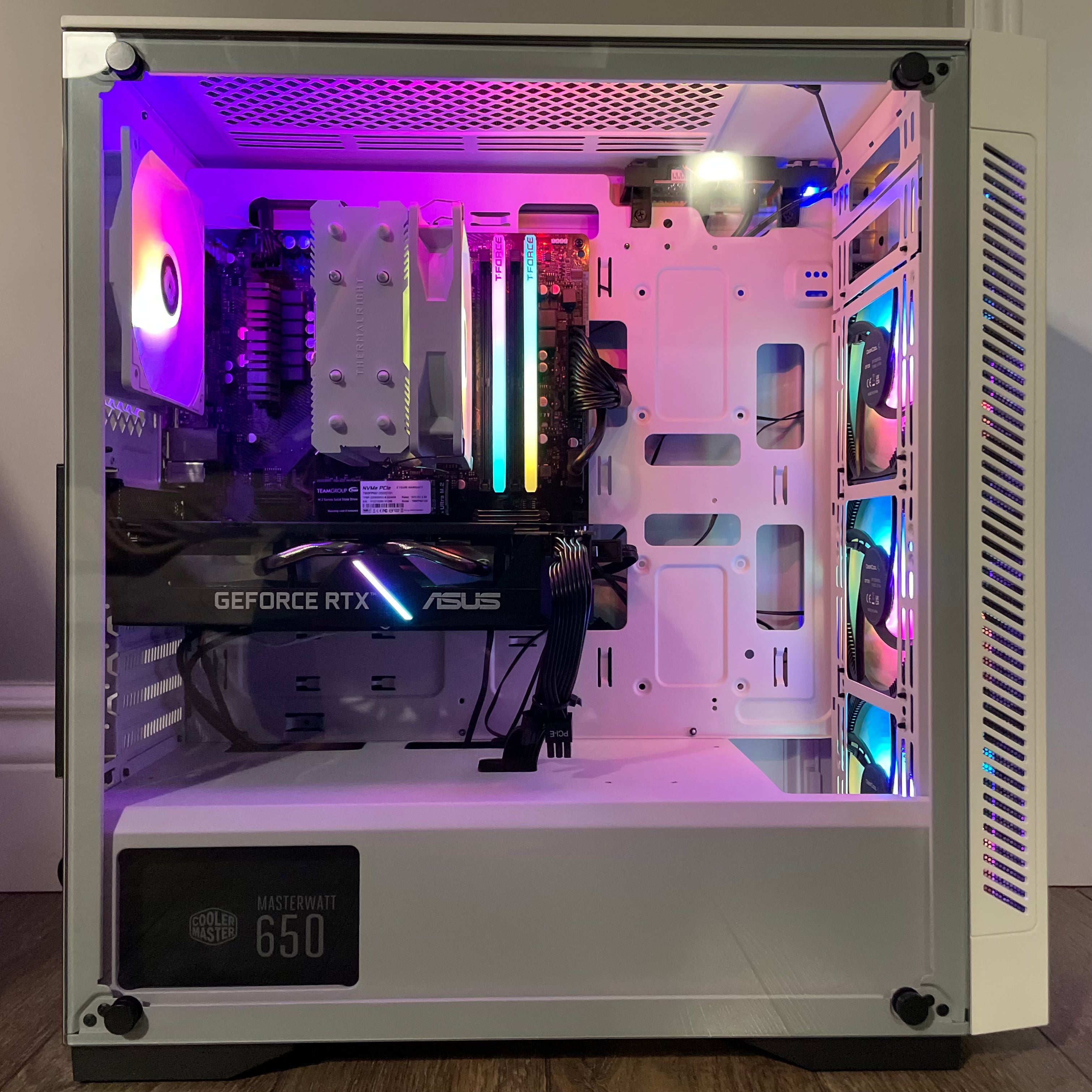 Brand New High End 6-Core Gaming PC, Ryzen 5 5600 (i9-9900K Performance), RTX 3070 Options, 16GB 3600mhz DDR4 Ram, 512GB SSD,  2TB HDD Groovy Computers