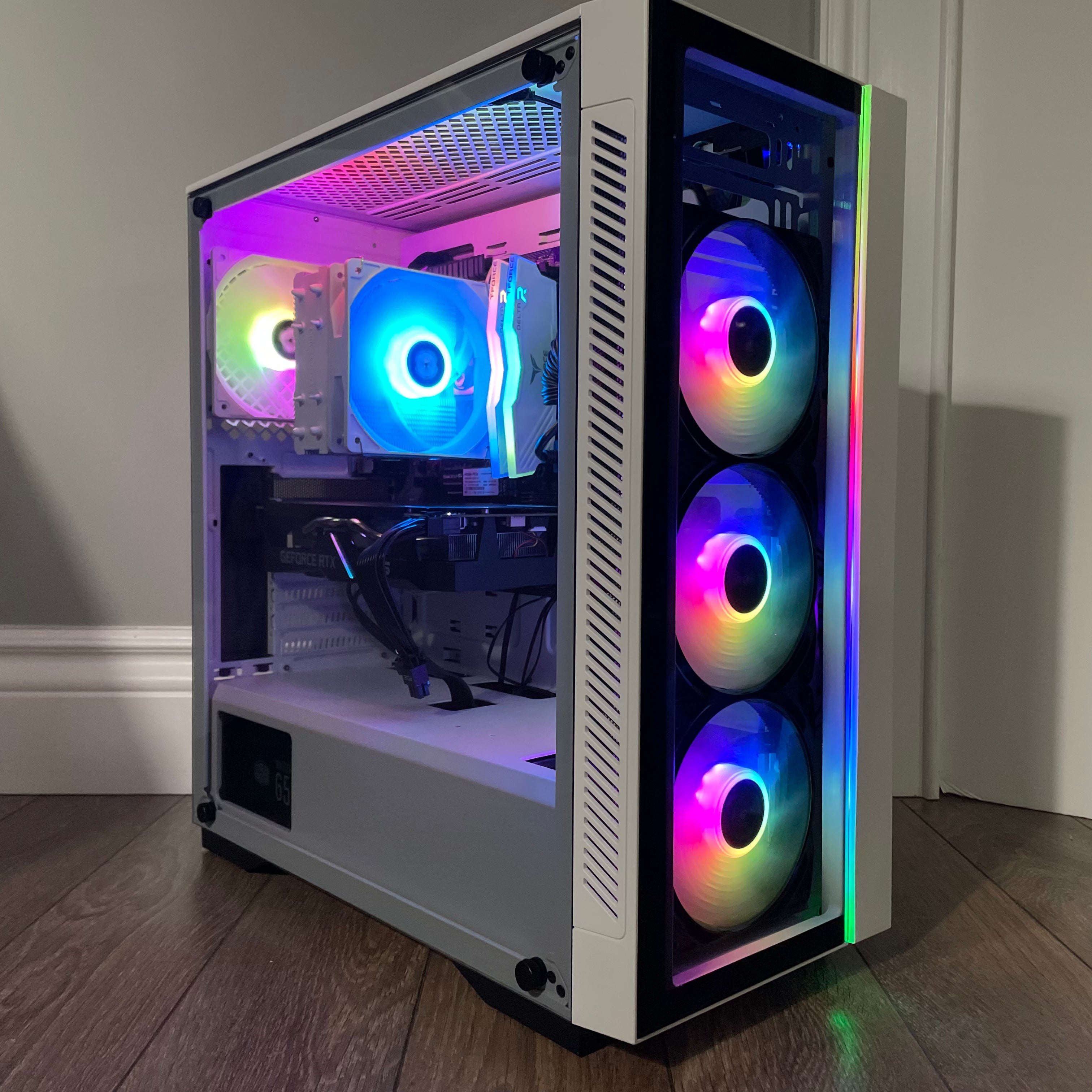Brand New High End 6-Core Gaming PC, Ryzen 5 5600 (i9-9900K Performance), RTX 3070 Options, 16GB 3600mhz DDR4 Ram, 512GB SSD,  2TB HDD Groovy Computers