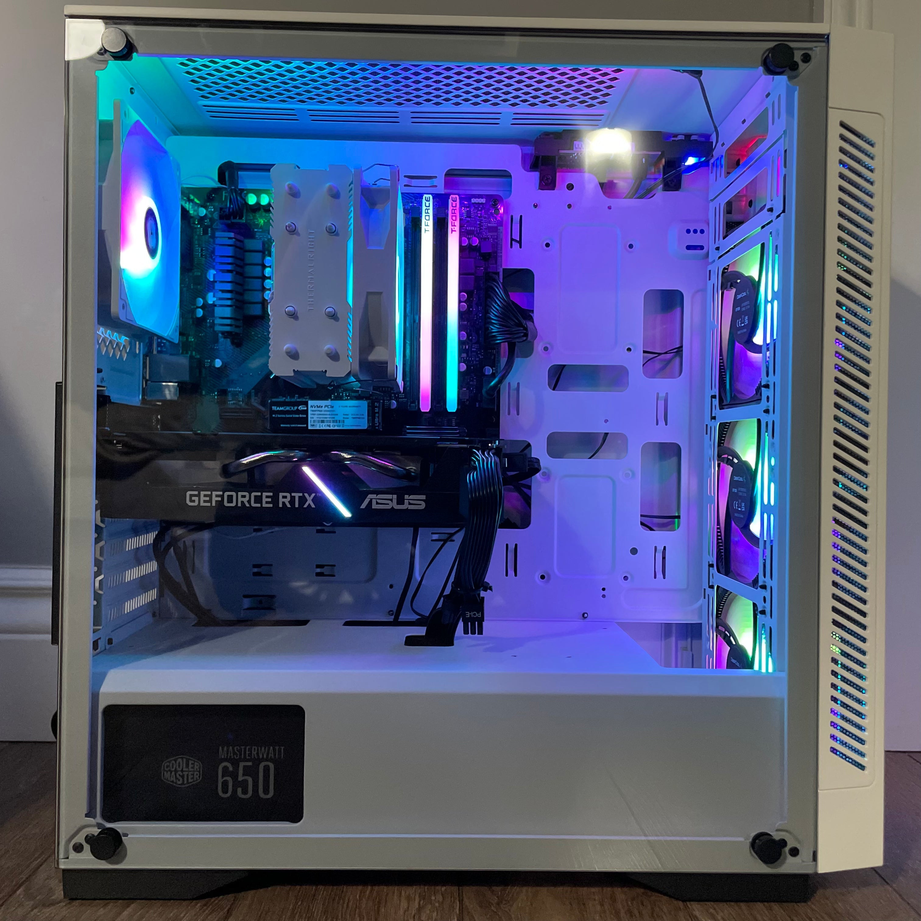 Brand New High End 6-Core Gaming PC, Ryzen 5 5600 (i9-9900K Performance), RTX 3070 Options, 16GB 3600mhz DDR4 Ram, 512GB SSD,  2TB HDD Groovy Computers