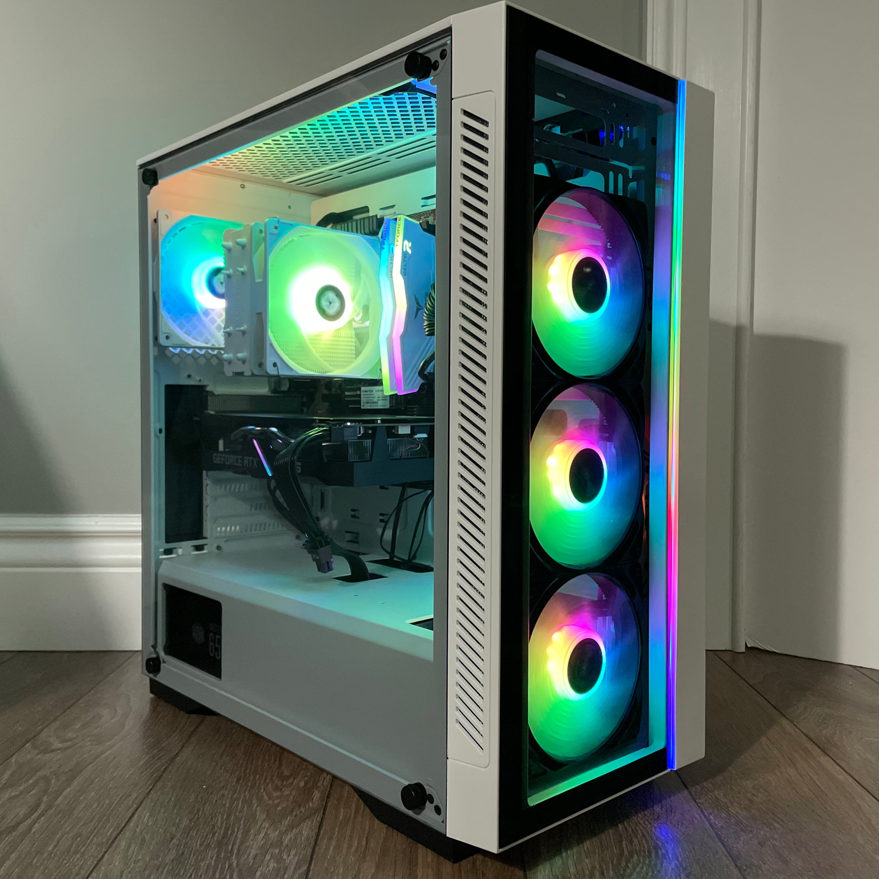 Brand New High End 6-Core Gaming PC, Ryzen 5 5600 (i9-9900K Performance), RTX 3070 Options, 16GB 3600mhz DDR4 Ram, 512GB SSD,  2TB HDD Groovy Computers