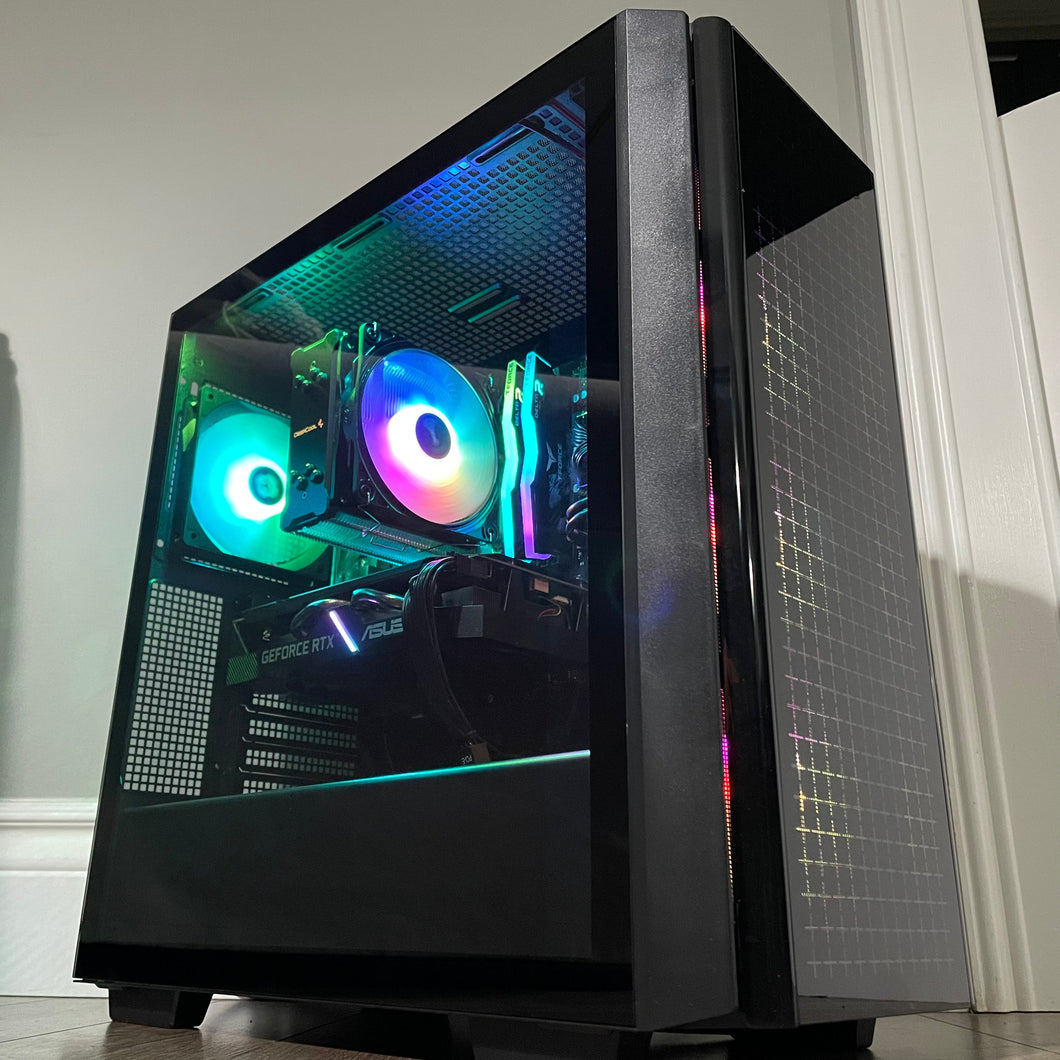 Brand New High End 6-Core Gaming PC, Ryzen 5 5600 (i9-9900K Performance), RTX 3070 Options, 16GB 3600mhz DDR4 Ram, 512GB SSD, 1TB HDD Groovy Computers