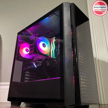 Load image into Gallery viewer, Brand New High End 6-Core Gaming PC, Ryzen 5 5600 (i9-9900K Performance), RTX 3070 Options, 16GB 3600mhz DDR4 Ram, 512GB SSD, 1TB HDD Groovy Computers
