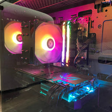 Load image into Gallery viewer, Brand New High End 6-Core Gaming PC, Ryzen 5 5600 (i9-9900K Performance), RTX 3070 Options, 32GB 3200mhz DDR4 Ram, 1TB NVME SSD, 3TB HDD Groovy Computers

