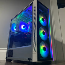 Load image into Gallery viewer, Brand New High End 6-Core Gaming PC, Ryzen 5 5600 (i9-9900K Performance), RTX 3070 Options, 32GB 3600mhz DDR4 Ram, 1TB NVME SSD, 3TB HDD Groovy Computers
