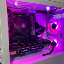 Load image into Gallery viewer, Brand New High End 8-Core Gaming PC, Ryzen 7 1700, RTX 3060 Ti Options, 16GB 3000mhz DDR4 Ram, 500GB NVME SSD, 500GB HDD Groovy Computers
