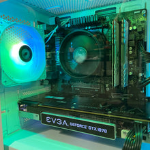 Load image into Gallery viewer, Brand New High End 8-Core Gaming PC, Ryzen 7 1700, RTX 3060 Ti Options, 16GB 3000mhz DDR4 Ram, 500GB NVME SSD, 500GB HDD Groovy Computers
