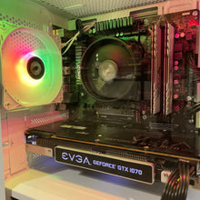 Load image into Gallery viewer, Brand New High End 8-Core Gaming PC, Ryzen 7 1700, RTX 3060 Ti Options, 16GB 3000mhz DDR4 Ram, 500GB NVME SSD, 500GB HDD Groovy Computers

