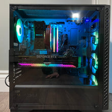 Load image into Gallery viewer, Brand New High End 8-Core Gaming PC, Ryzen 7 3700x, RTX 3070 Options, 16GB 3600mhz DDR4 Ram, 512GB NVME SSD, 3TB HDD Groovy Computers
