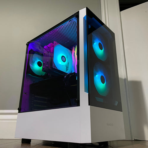 Brand New High End 8-Core Gaming PC, Ryzen 7 5700G (Similar to i9-9900), RTX 3060 Ti Options, 16GB 3600mhz DDR4 RAM, 1TB NVME SSD Groovy Computers