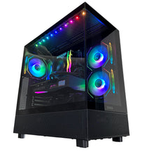 Load image into Gallery viewer, Brand New High End 6-Core Gaming PC, Ryzen 5 5500 (i7-9700 Performance), RTX 3070 Options, 16GB 3600mhz DDR4 Ram, 1TB NVME SSD
