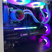 Load image into Gallery viewer, Brand New 8-Core High-End Gaming PC Ryzen 7 5700x (Better than i9-11900K), RTX 4070 Ti Options, 32GB 3200mhz DDR4 Ram, 1TB NVME SSD, WIFI + BT
