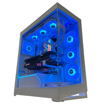 Load image into Gallery viewer, Top Tier Brand New High End 16-Core Gaming PC, Ryzen 9 7950x3D (Beats i9-14900K), RTX 4090 24GB, 64GB 6000mhz DDR5 RAM, 4TB NVME SSD, 8TB HDD (Options), WIFI + BT
