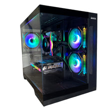 Load image into Gallery viewer, Brand New High End 6-Core Gaming PC, Ryzen 5 5600 (i9-9900K Performance), RTX 3070 Options, 16GB 3600mhz DDR4 Ram, 1TB NVME SSD
