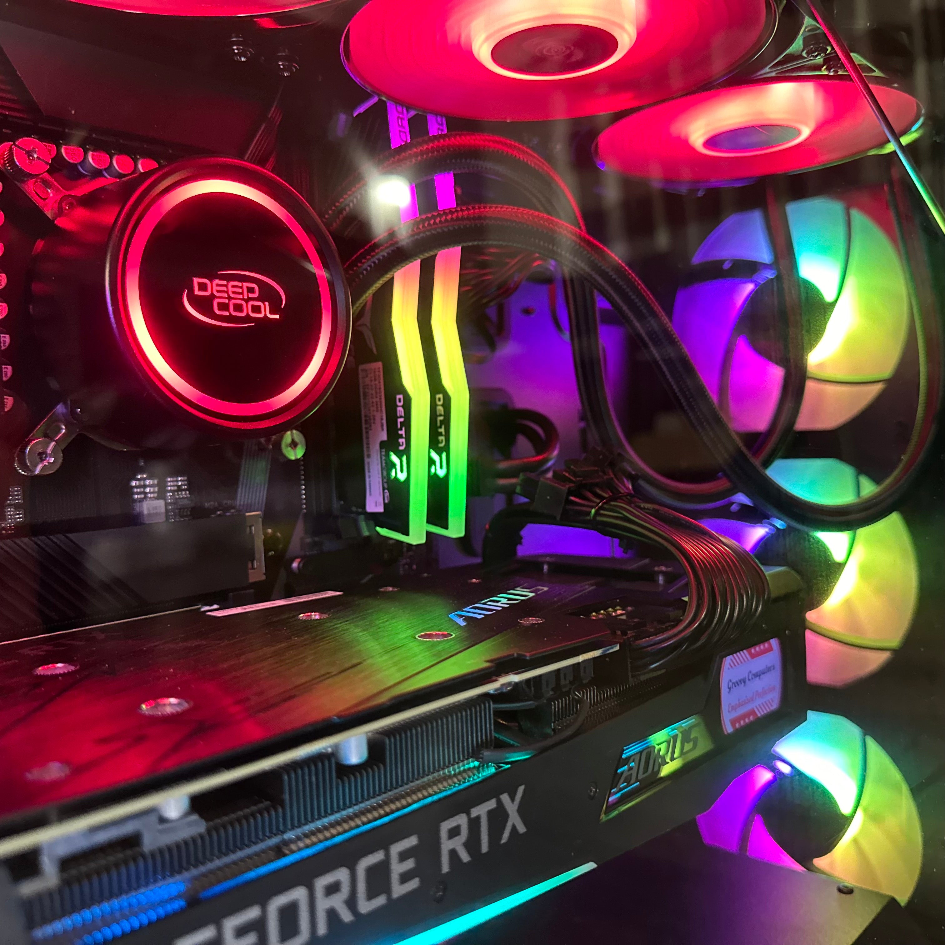 Brand New High End 12-Core Gaming PC, i7-12700K (Better than i9-11900K), RTX 4070/4090 Options, 32GB 3600mhz DDR4 Ram, 2TB NVME SSD