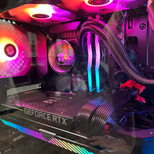 Load image into Gallery viewer, Brand New 8-Core High-End Gaming PC, Ryzen 7 7700x (Better Than i9-12900K), RTX 4090 Options, 32GB 6000mhz DDR5 Ram, 2TB NVME SSD, WIFI + BT
