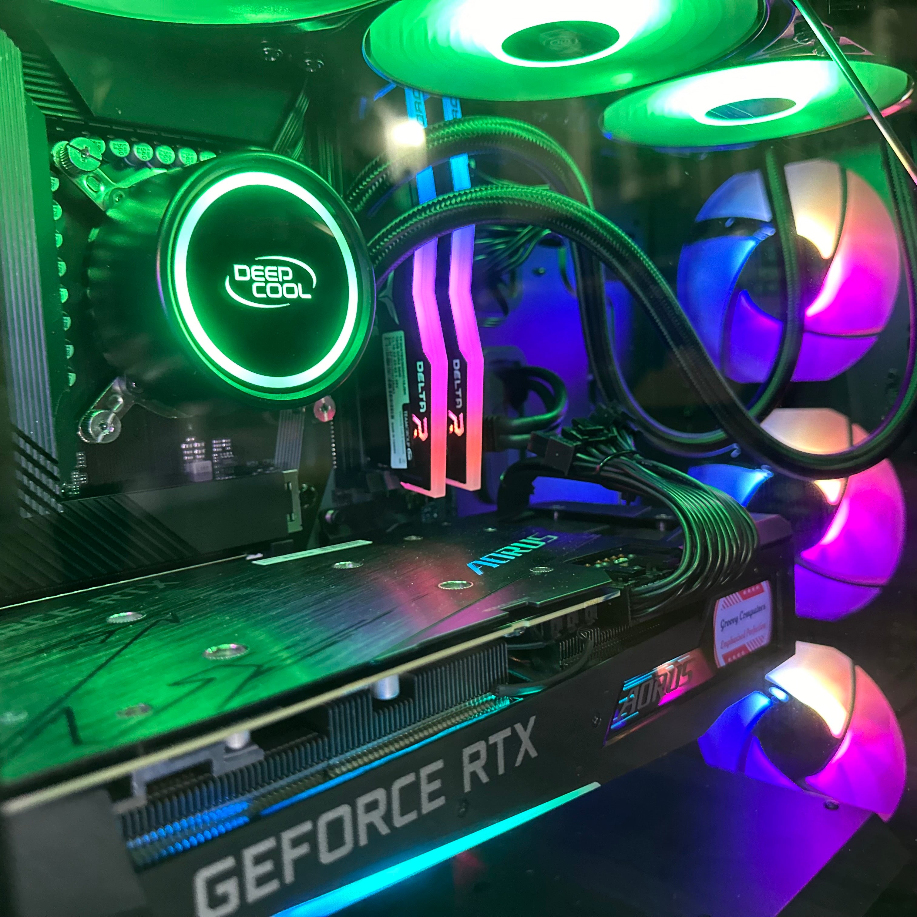 Brand New High End 12-Core Gaming PC, i7-12700K (Better than i9-11900K), RTX 4070/4090 Options, 32GB 3600mhz DDR4 Ram, 2TB NVME SSD