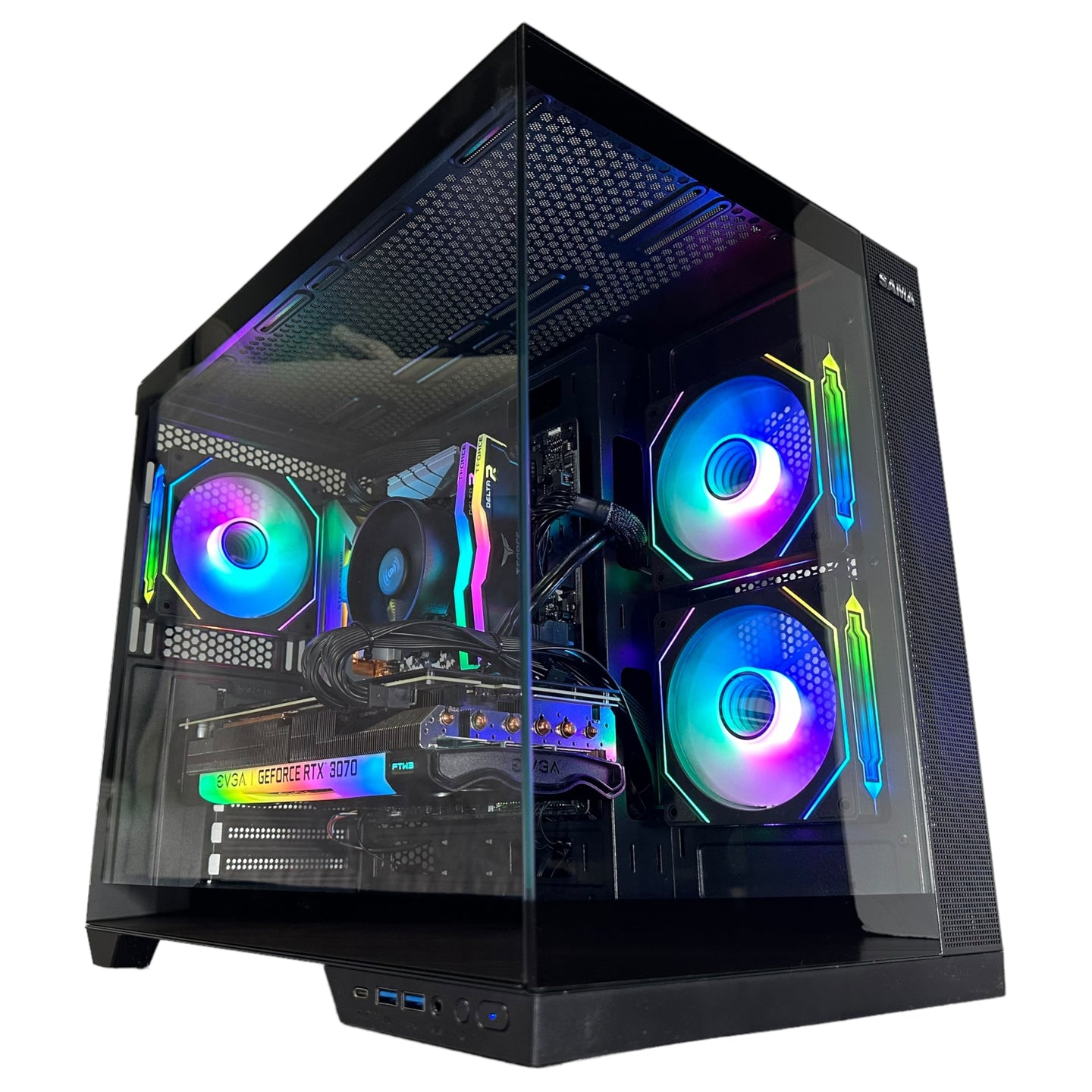 Brand New High End 6-Core Gaming PC, Ryzen 5 5600 (i9-9900K Performance), RTX 3070 Options, 16GB 3600mhz DDR4 Ram, 1TB NVME SSD