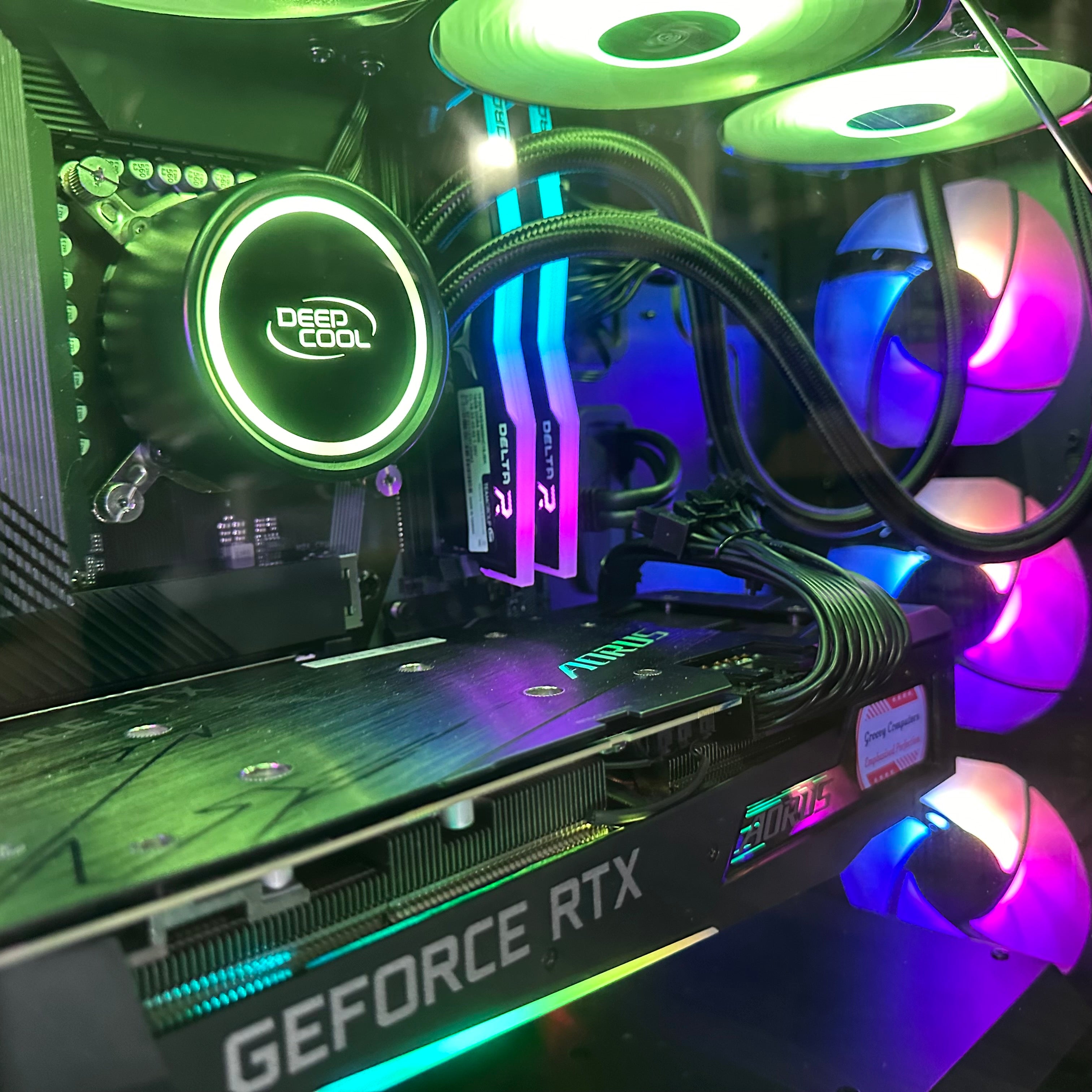 Brand New High End 12-Core Gaming PC, i7-12700K (Better than i9-11900K), RTX 4070/4090 Options, 32GB 3600mhz DDR4 Ram, 2TB NVME SSD