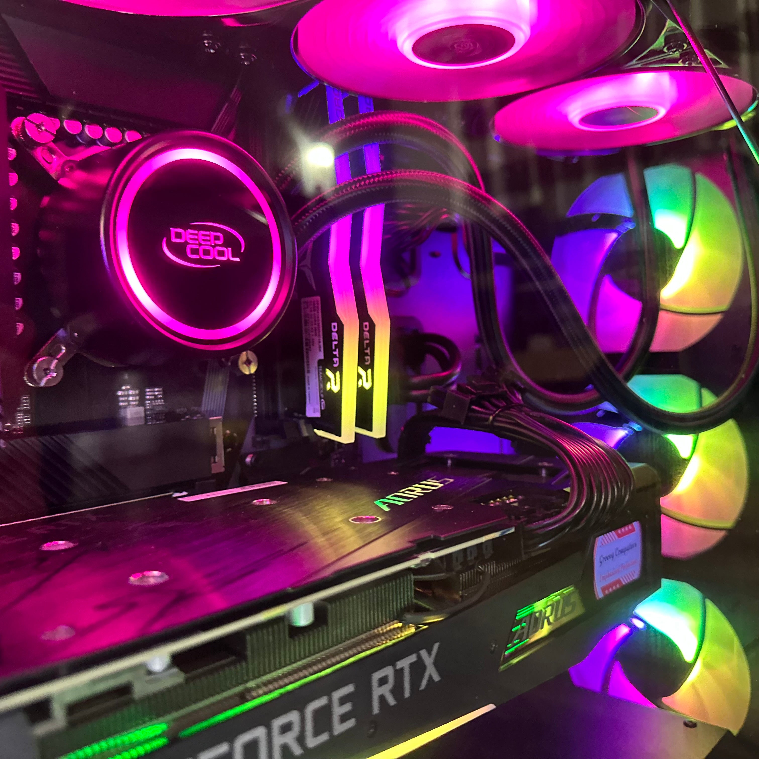 Brand New High End 12-Core Gaming PC, i7-12700K (Better than i9-11900K), RTX 4070/4090 Options, 32GB 3600mhz DDR4 Ram, 2TB NVME SSD