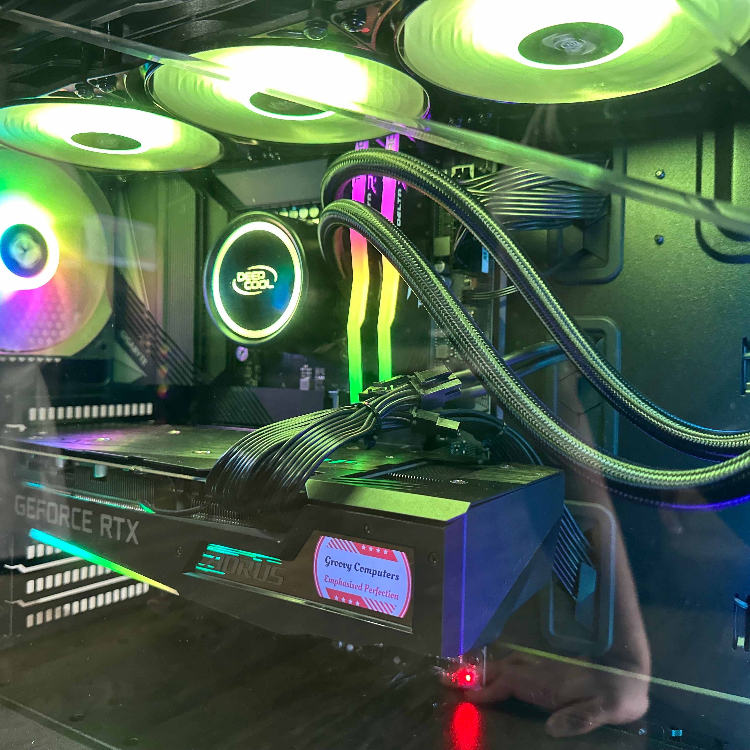 Brand New High End 12-Core Gaming PC, i7-12700K (Better than i9-11900K), RTX 4070/4090 Options, 32GB 3600mhz DDR4 Ram, 2TB NVME SSD